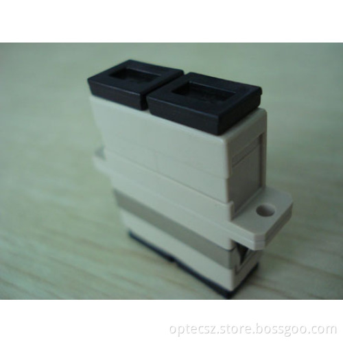 SC duplex adapter beige